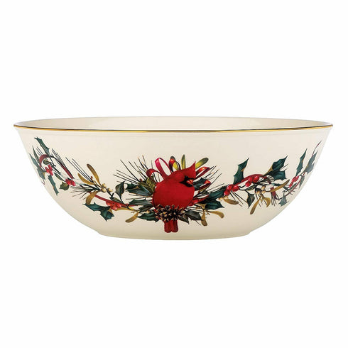 Lenox Winter Greetings Large Bowl 10.75 Inches NEW IN BOX
